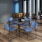Regency Kahlo Square Table & Chair Sets, 48 W, 48 L, 29 H, Wood, Metal, Polypropylene Top, Grey TPL4848GYBK44BE - alternate 8